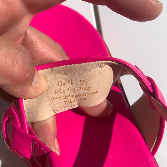 New Cole Hann Grandseries hot pink leather sandals size 6B - Picture 16 of 16